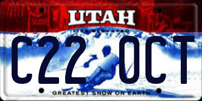 UT license plate C220CT