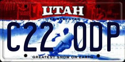 UT license plate C220DP