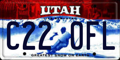 UT license plate C220FL