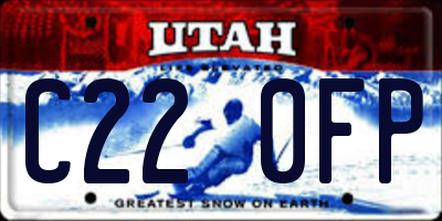 UT license plate C220FP