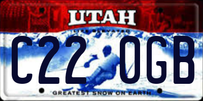 UT license plate C220GB