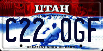 UT license plate C220GF