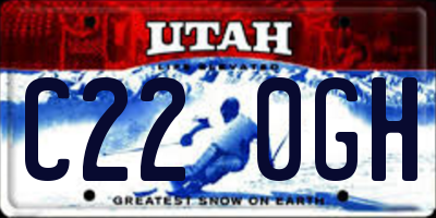 UT license plate C220GH