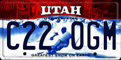 UT license plate C220GM