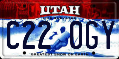 UT license plate C220GY