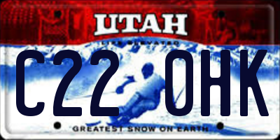 UT license plate C220HK