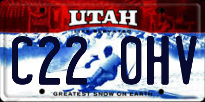 UT license plate C220HV
