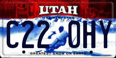 UT license plate C220HY