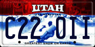 UT license plate C220II