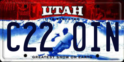 UT license plate C220IN