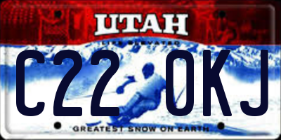 UT license plate C220KJ