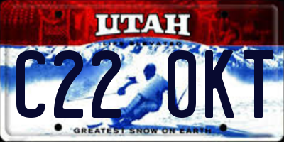 UT license plate C220KT