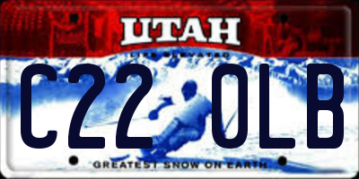UT license plate C220LB