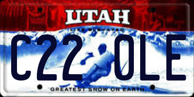 UT license plate C220LE