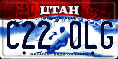 UT license plate C220LG