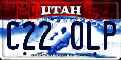 UT license plate C220LP