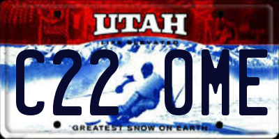 UT license plate C220ME