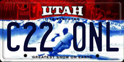 UT license plate C220NL