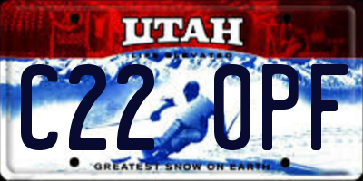UT license plate C220PF