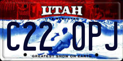 UT license plate C220PJ
