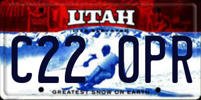 UT license plate C220PR