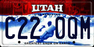 UT license plate C220QM