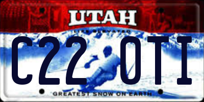 UT license plate C220TI