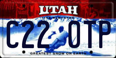 UT license plate C220TP