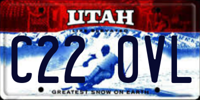 UT license plate C220VL