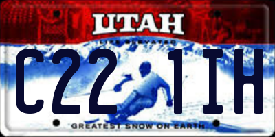 UT license plate C221IH