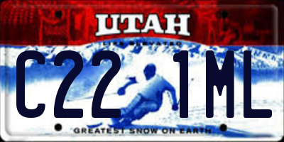 UT license plate C221ML