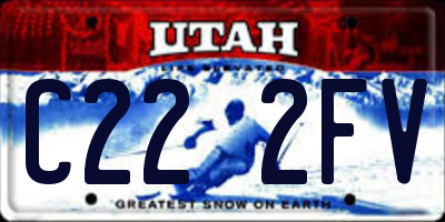 UT license plate C222FV