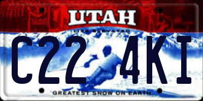 UT license plate C224KI