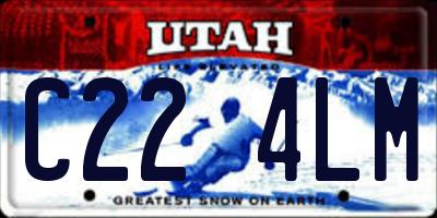 UT license plate C224LM