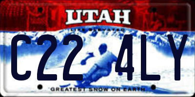 UT license plate C224LY