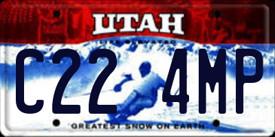UT license plate C224MP