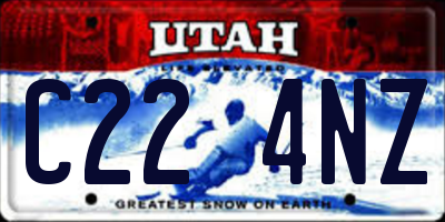 UT license plate C224NZ