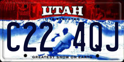 UT license plate C224QJ