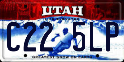 UT license plate C225LP