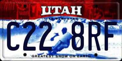 UT license plate C228RF