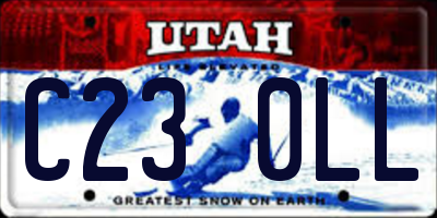 UT license plate C230LL