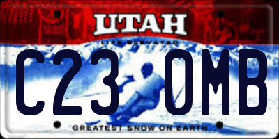 UT license plate C230MB