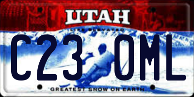 UT license plate C230ML