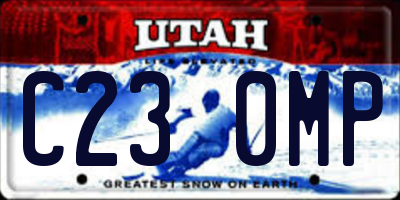 UT license plate C230MP