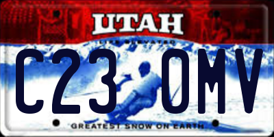 UT license plate C230MV