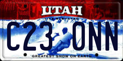 UT license plate C230NN