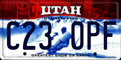 UT license plate C230PF