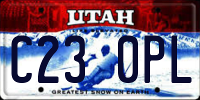 UT license plate C230PL