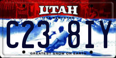UT license plate C238IY