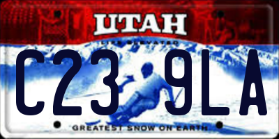 UT license plate C239LA